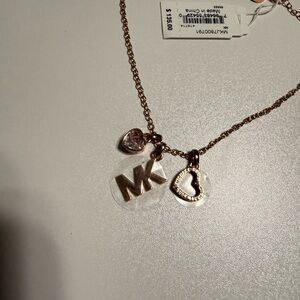 Michael Kors Rose Gold Chain Necklace
